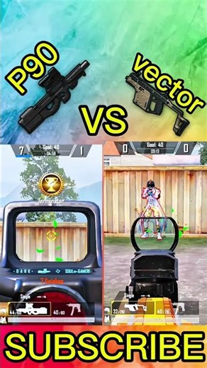 P90 vs vector Damage Test in new Update | #zodking #bgmi #pubgmobile #pubg #viralshort