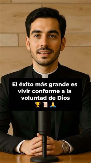 Padre Mateo Moretti | El Padre que Enamora on Instagram: "El éxito más grande es vivir conforme a la voluntad de Dios #hombres #DiosEsBueno #GraciasDios #reflexion"
