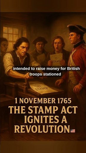 November 1 - The Stamp Act: Spark of the American Revolution #StampAct1765 #AmericanRevolution