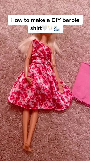 DIY barbie doll shirt🤍✨🌊🥺 #DIY #Barbie #fyp #shirt #foryoupage