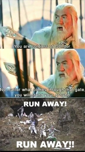 That rabbit’s dynamite Lord of the Rings Monty Python crossover #memes #crossover #lotr #