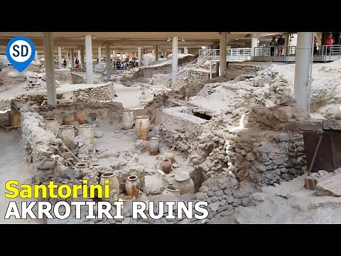 Akrotiri Santorini - Visiting the Ancient Ruins & Archaeological Site