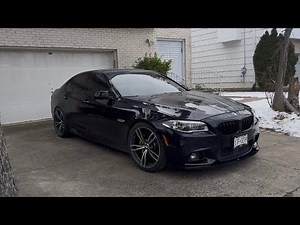 BMW F10 535i N55 CATLESS COLD START WITH MUFFLER DELETE EAR SHATTERING EXHAUST