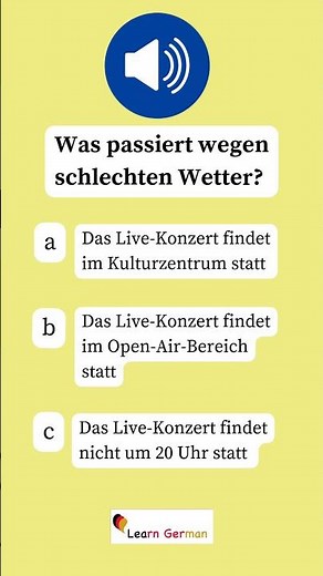 A2 Listening Practice | Teil 1 Übung 12 | Everyday German Audio | Learn German A2