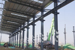 [Hot Item] Prefabricated Steel Structure Workshop with Overhead Cranes