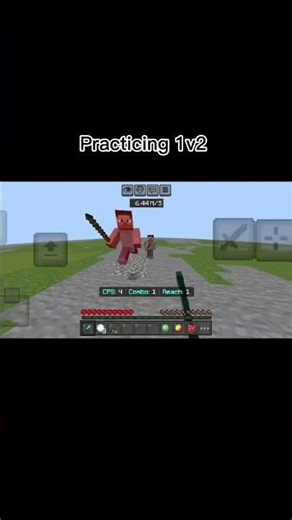 Practicing 1v2 on mobile😤