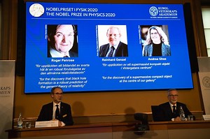 Trio win Nobel Physics Prize for black hole research