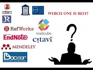 Tutorial 8: Which is the Best Reference Manager for Word and Latex? Jabref vs Zotero vs others