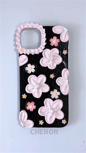 unimii.official on Instagram: "🌸Pink cherry blossoms custom decoden phone case~ #asmr #asmrsounds #cheror #cutecase #cherryblossoms #sakura #flowers #pink #baroque #custom #decoden #decodenphonecase #diy #phonecase #iphonecase #phonecaseshop #charms #creamglue #handmade #cute #phonecasedesign #foryou #samsung #foryourpage"