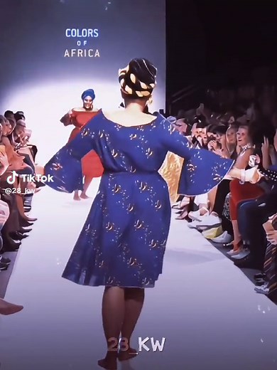 African Model Runway Dance Trend