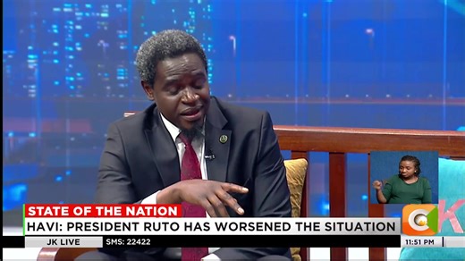 6.3K views · 254 reactions | Nelson Havi: Gen Zs need to register in large numbers so that they can elect Former CJ Maraga as President. #JKLive | Citizen TV Kenya | Facebook