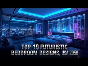 “Top 10 Futuristic Bedroom Designs in the USA | Ultra Modern 3D Concepts for 2050 Homes”