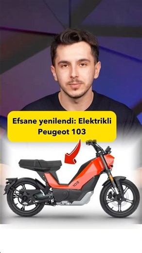 The legend is renewed: The Peugeot 103 is now electric.