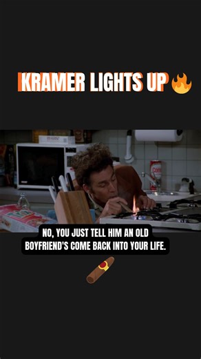 Hair today, gone tomorrow. 💨🔥 #kramer #seinfeld | What's the deal with Seinfeld?