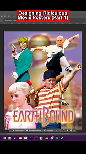 Designinh Ridiculous Movie Posters Part 1: EarthBound what should I do next?🌏 #Earthbound #Nintendo #SNES | PankOtter