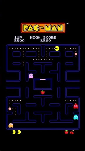 Pacman 02–Classic Arcade Gameplay#shorts