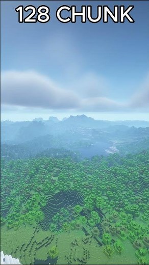 Visibility from 32 Chunk to 1024 Chunk👀 #shorts