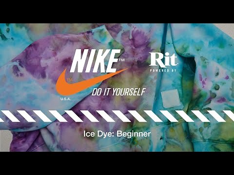 How to Ice Dye with Rit and Nike (Beginner Tutorial)