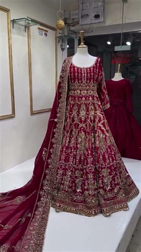 @sakshisindhi Best 5 Anarkali Beautiful bridal dress / My Reception Bride / Wedding Gown #bridal