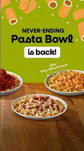 Never-Ending Pasta Bowl is back