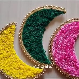 Make and Keep This Backdrop Ready for Varamahalakshmi Pooja || Diy Simple and Easy Pooja Backdrop Ideas || Backdrop ideas with Woolen and Cardboard | | A2 Crafts