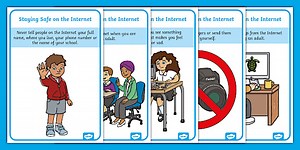Online Internet Safety Display Posters