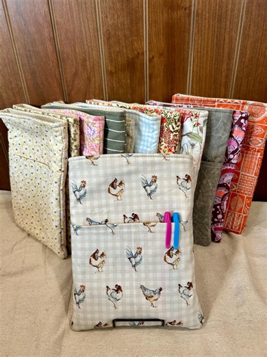 Handmade Book Sleeve With Pocket – Book Cover Protector - Etsy