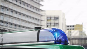Flashing Beacon with roof of german police car