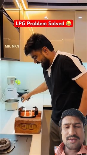 LPG PROBLEM SOLVE 😂✅#shortsfeed #shorts #greenscreen #dushyantkukreja #MR. NKN