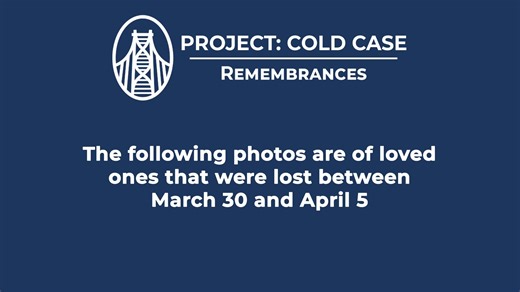 𝓝𝓸𝓽 𝓕𝓸𝓻𝓰𝓸𝓽𝓽𝓮𝓷: 𝓦𝓮𝓮𝓴𝓵𝔂 𝓡𝓮𝓶𝓮𝓶𝓫𝓻𝓪𝓷𝓬𝓮𝓼 | 𝓜𝓪𝓻𝓬𝓱 𝟑𝟎 - 𝓐𝓹𝓻𝓲𝓵 𝟓 Another year passes for the families of these victims, most with no answers. This week, we share 31 victims from 18 states, dating back to 1976, with victims ranging in age from 16 to 78 years old. Each of these victims was submitted to us by a family member or law enforcement with family permission. To these families, please know that we stand with you during this time. We wish you peace and comfo