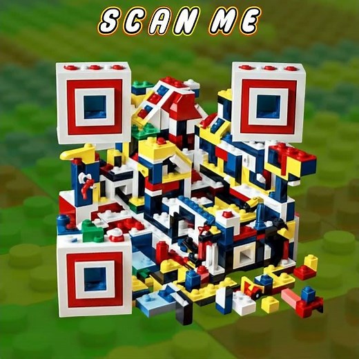 QR code turn into Lego QR code Art