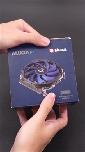 Unboxing our Alucia H4i Low-Profile Cooler #akasa #cooler #pcgaming