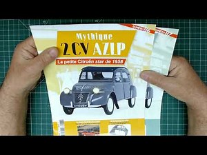 La Citroën 2cv- AZLP de chez hachette n° 86 & 87