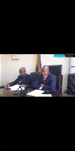 The Minister of Local Government and Public Works Honourable Daniel Garwe giving update on the 'Call to Action' programme in Harare | Sunday Mail Zimbabwe