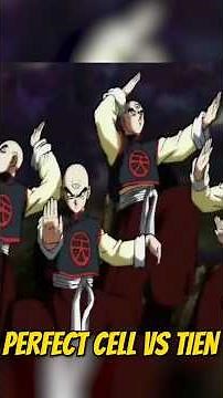 Perfect Cell VS Tien (DB Super) #dragonball #dbz #dbsuper #shorts