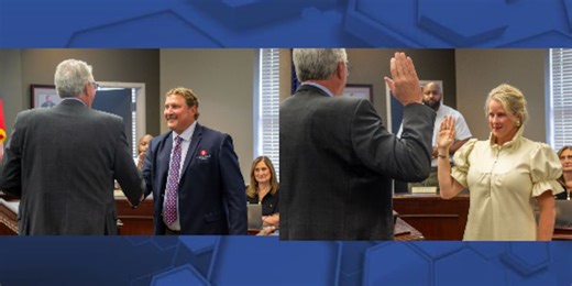LaGrange Mayor Arrington, City Council Member Pippin Sworn into office