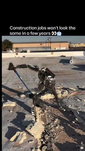 Technology on Instagram: "Follow @AlienTechnology now — you won’t see tech like this explained anywhere else. This humanoid robot was spotted on a real construction site, navigating debris and uneven terrain while carrying heavy tools like it’s just another worker on the job. It’s not a movie prop — it’s a real-world mobility demo showing how robots can handle repetitive, dangerous, and physically demanding labor that humans struggle with long-term. The goal isn’t replacement — it’s assistance: