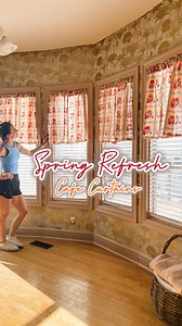 25K views · 593 reactions | Cafe curtains are so in right now and I’m loving it, this kitchen area is starting to feel like home now, despite the remodel construction all around us浪. Comment “link” for a DM to these beauties  . . #homeimprovement #updateyourhome #diyhomeprojects #diyhome #cozyhome #housetohome #homedecor #cafecurtains #curtains #urbanoutfittershome #homeupdates | Home with Ember | Facebook