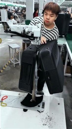Suitcase manufacturing process from assembly to final product