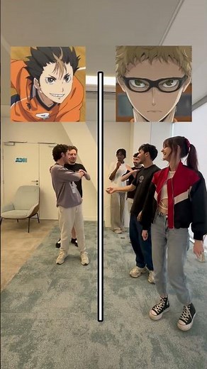 TU PRÉFÉRES ? Version Haikyu!! #shorts #anime #game #team #adn #volleyball #hinata #sports
