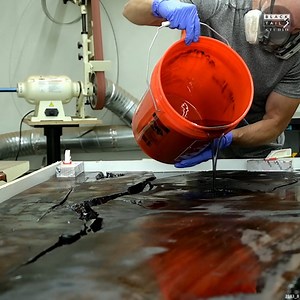 7.6M views · 66K reactions | Woodworking a LIVE Edge Slab Dining Table. A great transformation! | Blacktail Studio | Facebook