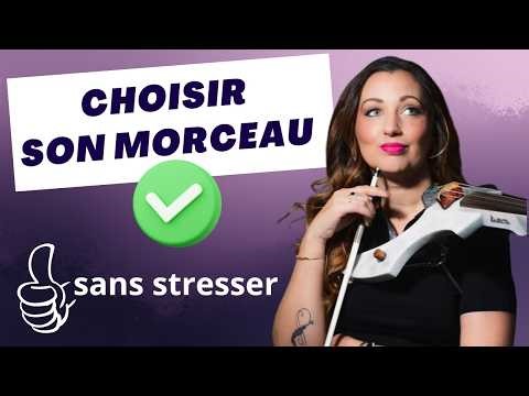 How to choose your violin piece (audition, exam, performance) | 3-step method