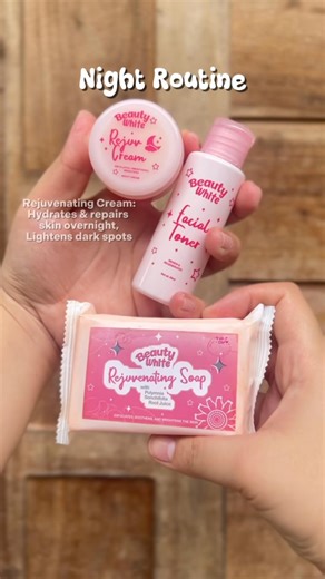 The glow-up you’ve been waiting for starts here. 🩷 Beauty White Rejuv Set works to brighten, clear breakouts, and even your skin tone. Achieve that smooth and radiant glow with every use. 🌟 Disclaimer: Results may vary for each user or individual (Video Credits to Janelle Honey) For a list of Authorized and Fake Sellers of our products, please visit our website: youglowbabemain.ph. Click the three lines on the side (menu icon) to find the categories for “Seller Locator” and “Fake Sellers.” Hap