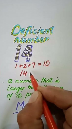 Deficient Number#MathMarrow#Math shorts