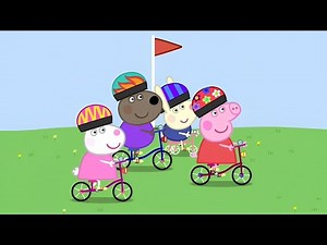 Peppa Pig: Sports Day - Bicycle Race - Tug Of War - Children's Games - Children's Videos