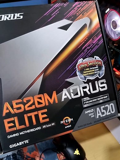 Guía de instalación de drivers para placa madre Gigabyte A520m aorus elite