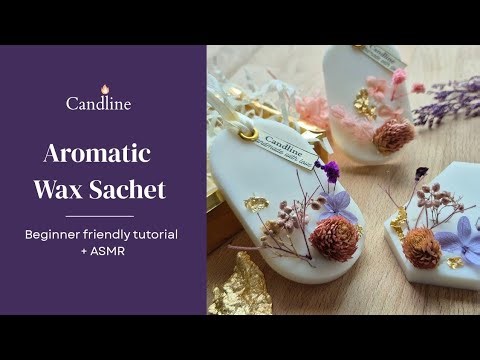 How to make Aromatic Wax Sachet | Natural air refreshener | DIY gift ✨ | Candline