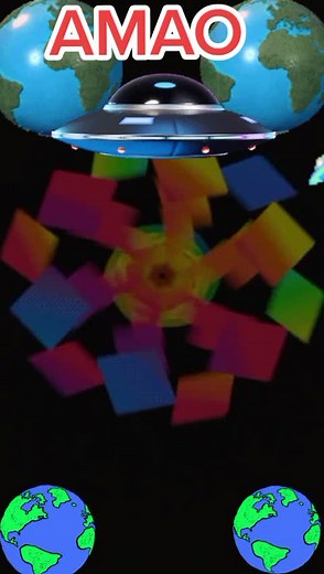 UFO Imagery Over Earth: A Colorful Visual Exploration