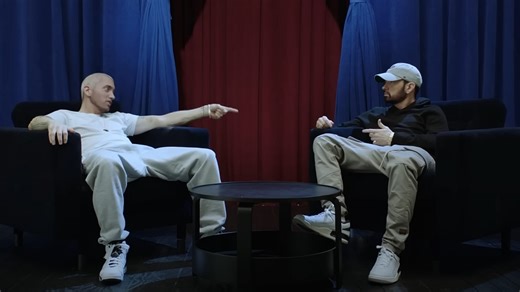 Eminem confronted by his Slim Shady alter ego in surreal interview