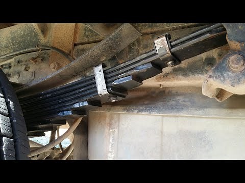 New F-350 Rear Leaf Springs to correct ride Heigth